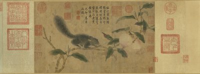 Qian Xuan. Squirrel by Qian Xuan